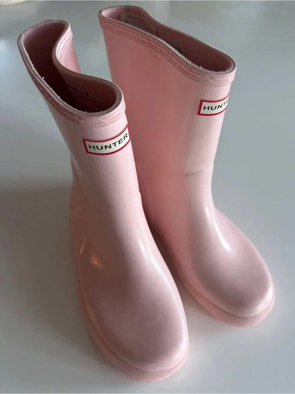 Hunter Kids Pink Lined Rain First Nebula Boots(big kid)